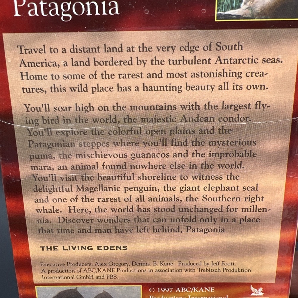 New Sealed Jewel Of The Andes VHS Patagonia Reader's Digest - Picture 5 of 6